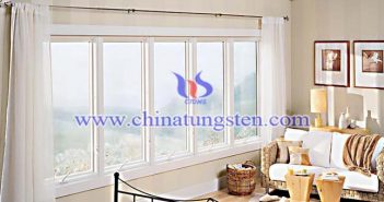 cesium tungsten oxide applied for sunshade glass picture