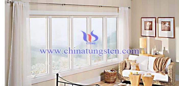 cesium tungsten oxide applied for sunshade glass picture