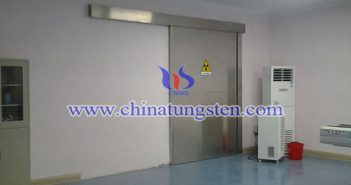 radiation resistant tungsten alloy door image