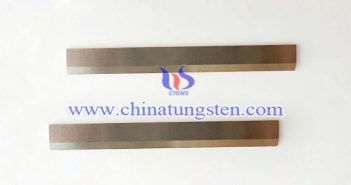 tungsten carbide scraper applied for cutting mask machine image