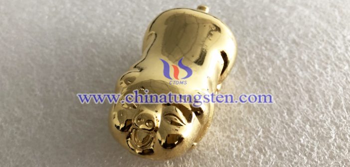 gold plated tungsten pig picture