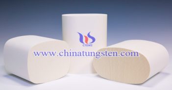 ammonium metatungstate applied for porous honeycomb ceramic catalyst picture