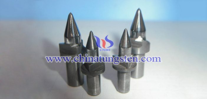 flat type tungsten carbide flowdrill with three cutting edges picture