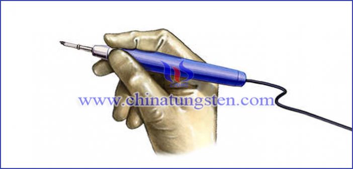 tungsten needle applied for medical high frequency electric knife image