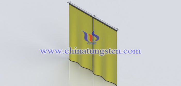 tungsten resin curtain applied for mobile CT scanner image