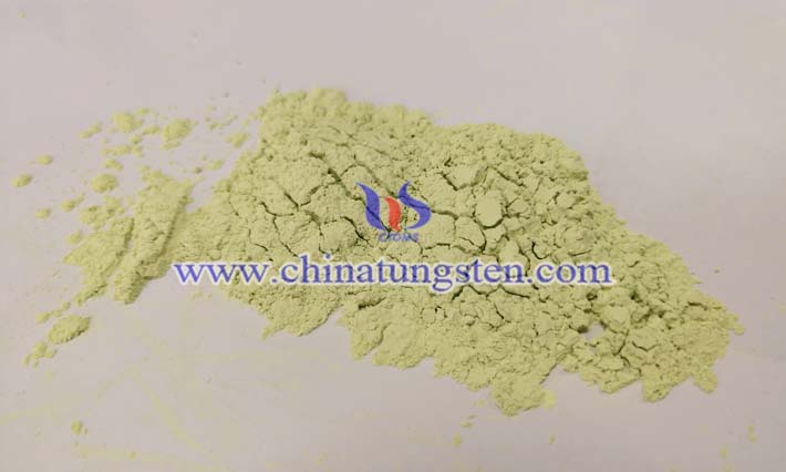 new structural yellow tungsten oxide photocatalytic material picture