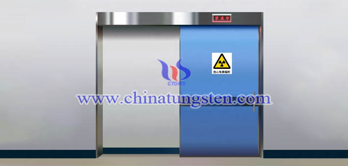 radiation-proof tungsten alloy door application image