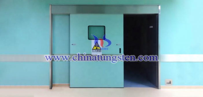 tungsten alloy shielding door applied for CT room picture