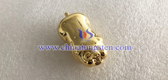 tungsten gold plated pig picture