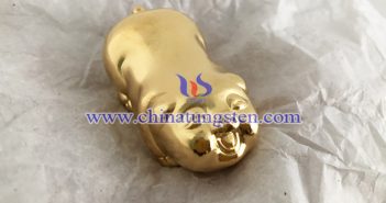 tungsten gold plated pig picture