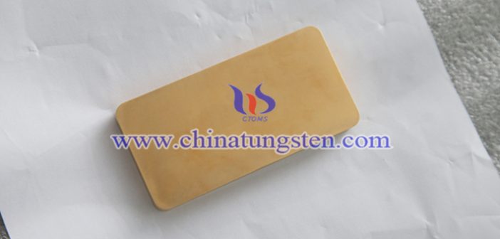 gold plated tungsten bar picture