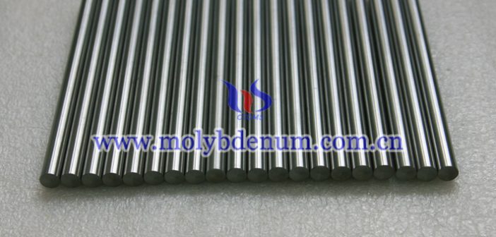 polished molybdenum rod picture