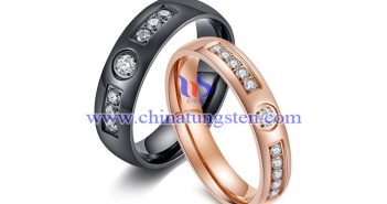 tungsten diamond rings picture