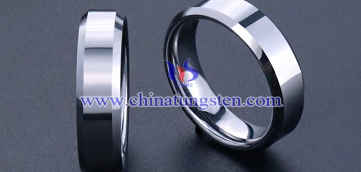 tungsten diamond rings picture