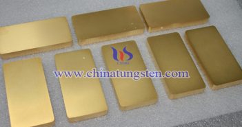 tungsten gold plated bar picture