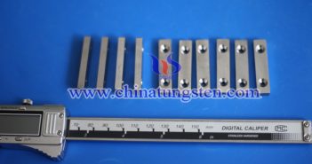 Tungsten alloy block photo