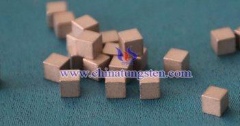 Tungsten alloy military cube photo