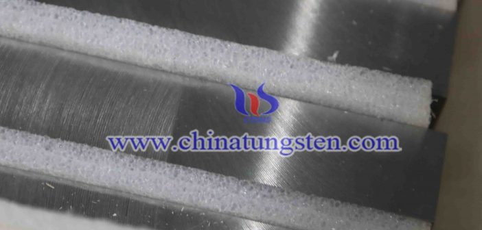 Tungsten alloy block photo