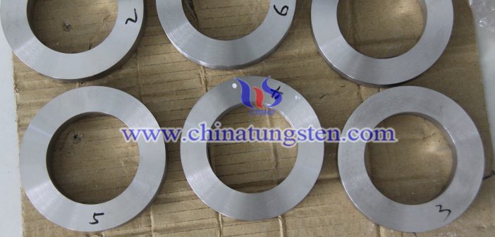 Tungsten alloy ring photo