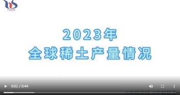 2023年全球稀土產量情況